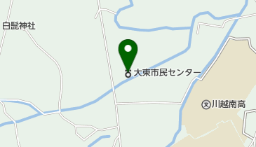 川越市大東市民センターの地図画像