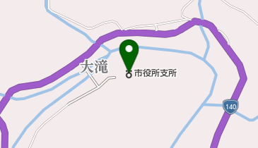 秩父市役所大滝総合支所の地図画像