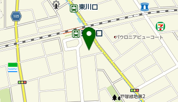 川口市東川口駅前行政センターの地図画像