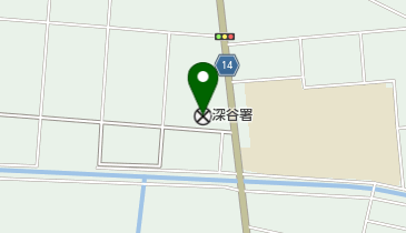 深谷警察署の地図画像