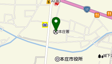 本庄警察署の地図画像