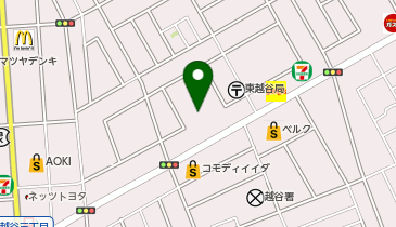 越谷警察署の地図画像