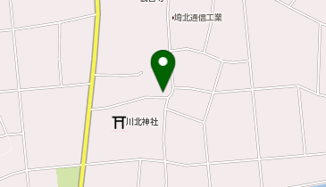 熊谷上中条簡易郵便局の地図画像