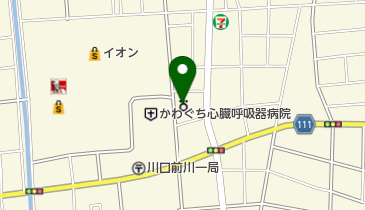 埼玉県南部保健所の地図画像