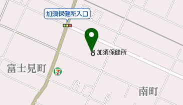 埼玉県加須保健所の地図画像