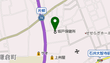 埼玉県坂戸保健所の地図画像