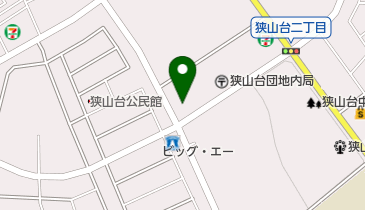 狭山市保健センターの地図画像
