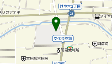 本庄市保健センターの地図画像