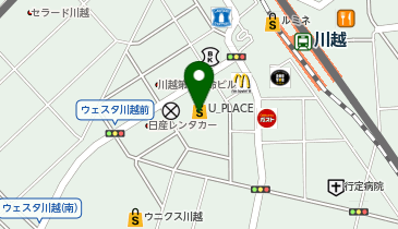 川越年金事務所の地図画像