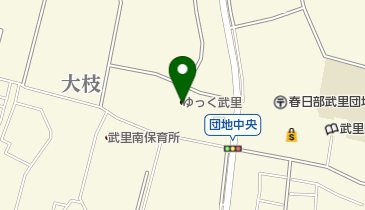 春日部市健康福祉センターの地図画像