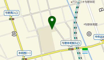 与野本町小学校複合施設いーよのの地図画像