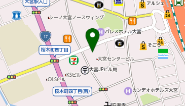 ハローワーク大宮エクセレント庁舎の地図画像
