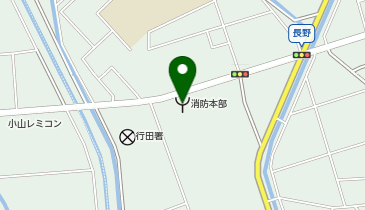 行田市消防本部の地図画像