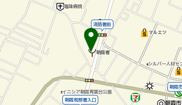 埼玉県南西部消防局の地図画像