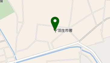 羽生市消防署の地図画像