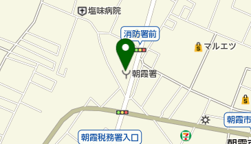 埼玉県南西部消防局朝霞消防署の地図画像