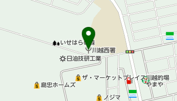 川越地区消防組合川越西消防署の地図画像