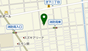 川口市北消防署の地図画像