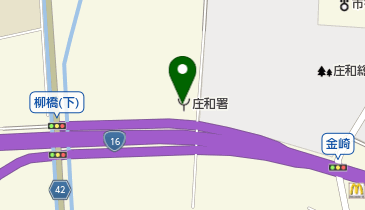 春日部市庄和消防署の地図画像