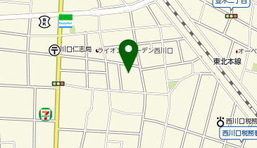 川口市南消防署の地図画像