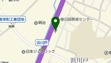 春日部市消防署浜川戸分署の地図画像