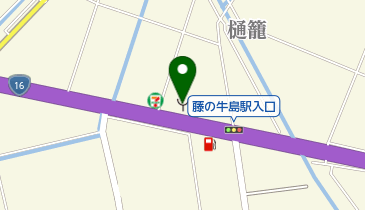 春日部市消防署幸松分署の地図画像