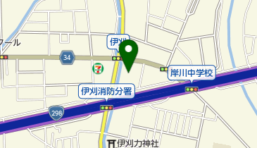 川口市北消防署伊刈分署の地図画像