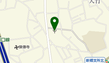 川口市東消防署新郷分署の地図画像