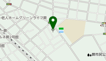 蕨市消防署塚越分署の地図画像