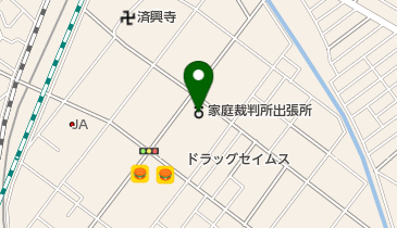 久喜簡易裁判所の地図画像