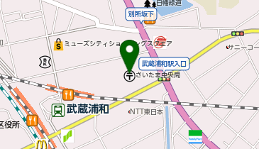 ゆうちょ銀行さいたま支店の地図画像