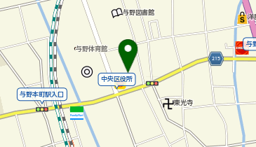 ゆうちょ銀行与野店の地図画像