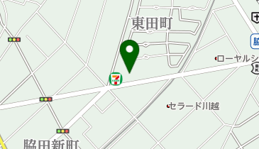 かんぽ生命保険川越支店の地図画像