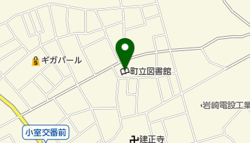 伊奈町立図書館の地図画像