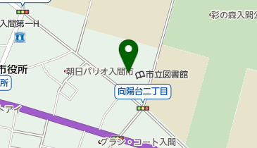 入間市立図書館の地図画像