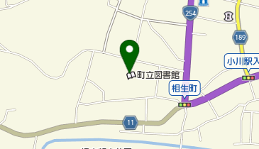 小川町立図書館の地図画像