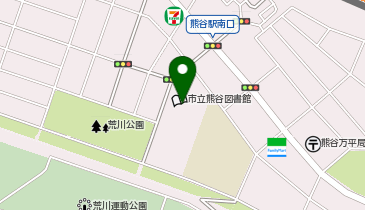 熊谷市立熊谷図書館の地図画像