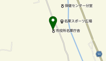 飯能市立図書館名栗分室の地図画像