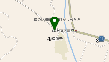 東秩父村立図書館の地図画像