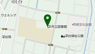 深谷市立図書館の地図画像