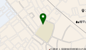 富士見市立図書館鶴瀬西分館の地図画像