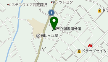 入間市立図書館藤沢分館の地図画像