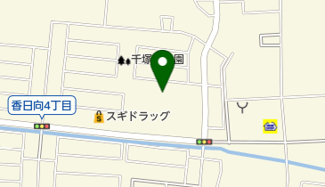 幸手市立図書館香日向分館の地図画像