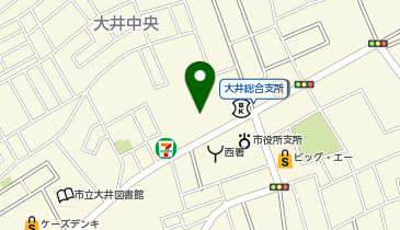 ふじみ野市立大井図書館の地図画像