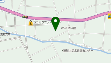 深谷市立川本図書館の地図画像