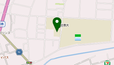 文教大学越谷図書館の地図画像