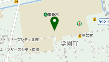 獨協大学図書館の地図画像