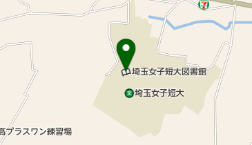 埼玉女子短期大学図書館の地図画像