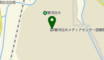 駿河台大学メディアセンター図書館の地図画像