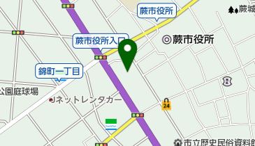 蕨市立歴史民俗資料館の地図画像